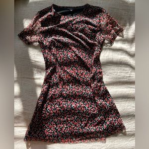 ASOS Floral Short Sleeve Sun Dress